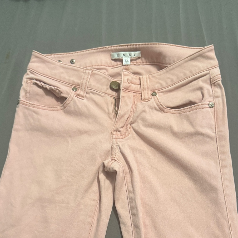 CAbi Light Pink Denim Jeans